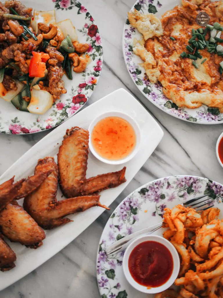 ไก่ทอดร้านDuklong cafe เมนู